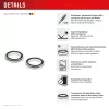 Displex Premium Camera Lens Glass, iPhone 16/16 Plus/17 Glas, 10H, Single Rings, DLC, transparent, Quick Mount