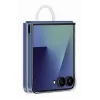 Protective case for Samsung Galaxy Z Flip7 by Samsung — Clear, model EF-QF766CTEGWW