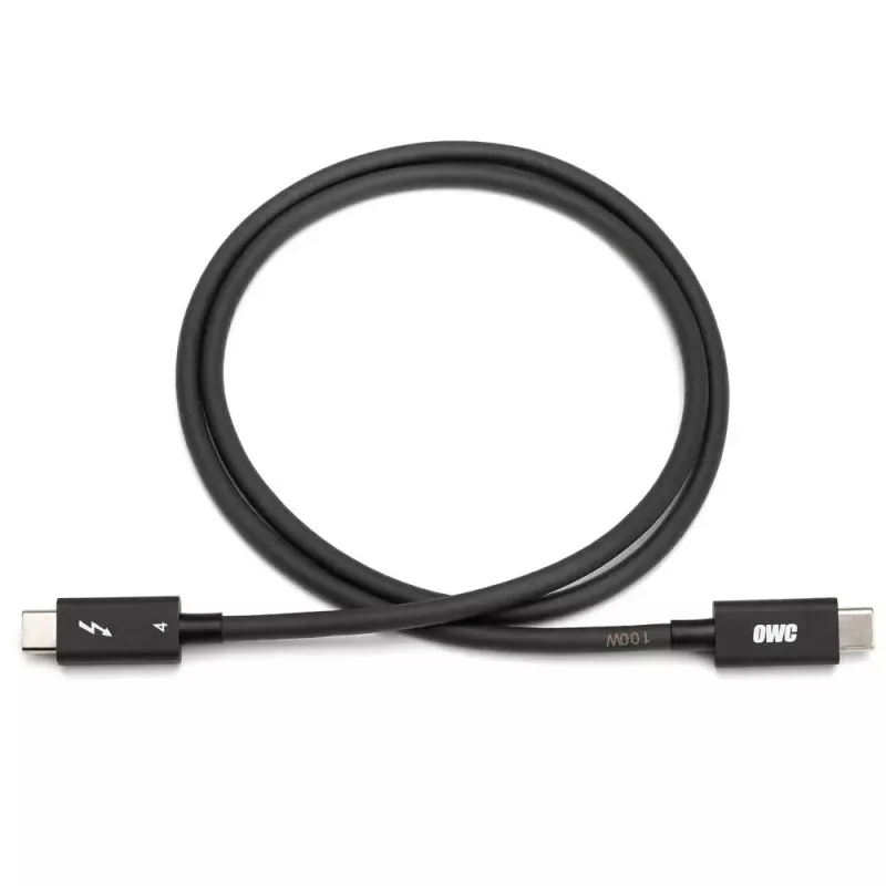Thunderbolt Cable OWC OWCCBLTB4C2.0M 2m 40 Gbit/s Black