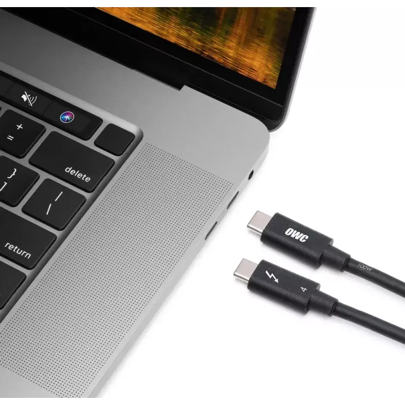 Thunderbolt Cable OWC OWCCBLTB4C2.0M 2m 40 Gbit/s Black
