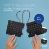 R-Go Tools Ergonomic keyboard R-Go Split Break v2 with break software, ergonomic split keyboard, QWERTZ (DE), Wired, black