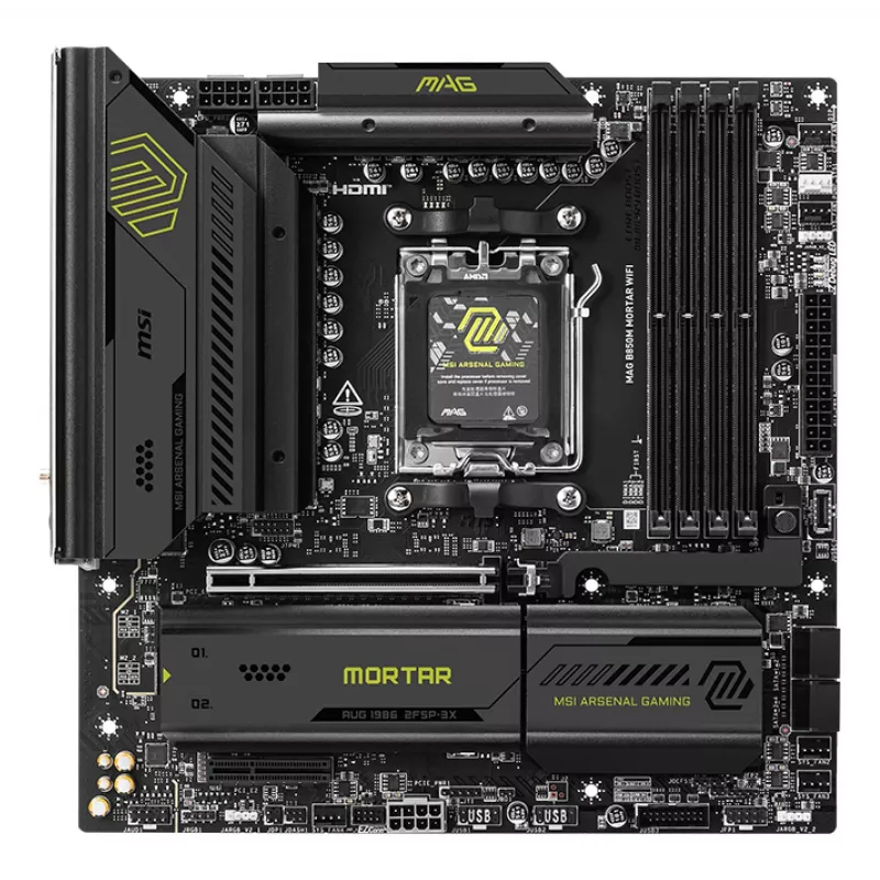 MSI MAG B850M MORTAR WIFI motherboard AMD B850 Socket AM5 micro ATX