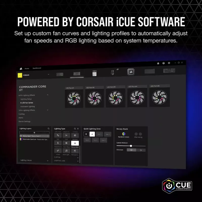 Fan Speed Controller Corsair iCUE Commander Core XT