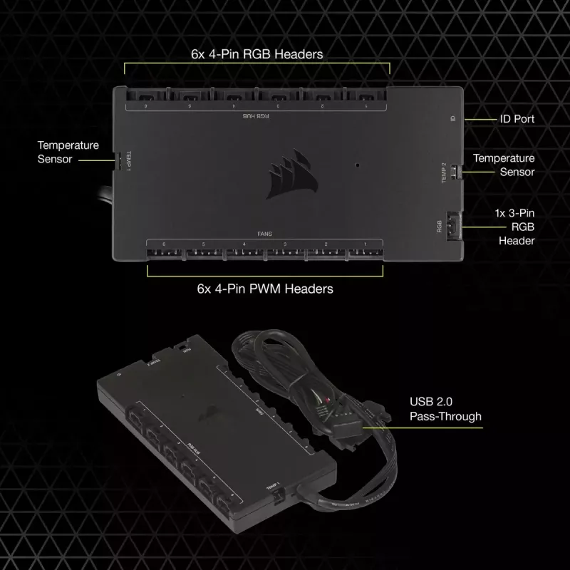 Fan Speed Controller Corsair iCUE Commander Core XT