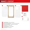 Displex Screen Protector + Case for Samsung Galaxy A56, Eco Mounting Frame, scratch resistant