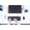 Trust Primo keyboard Mouse included Office USB German Black