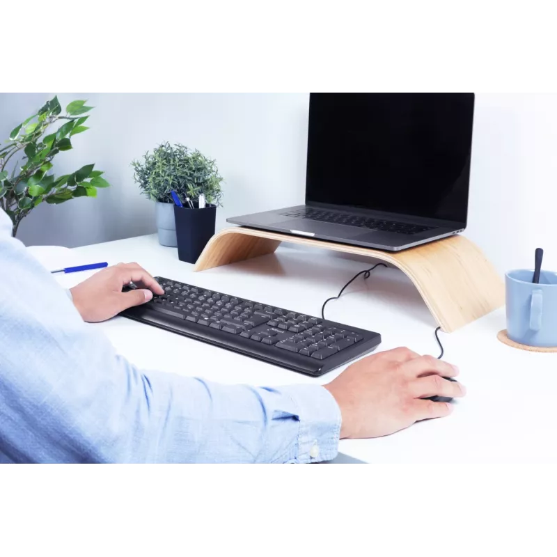 Trust Primo keyboard Mouse included Office USB German Black