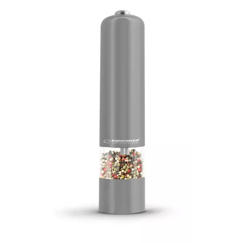 Esperanza Malabar EKP001E Electric Salt and Pepper Grinder, Gray