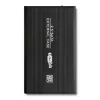 HDD/SSD enclosure QOLTEC 51861 for 2.5 inch SATA3 drives, USB 3.0, black