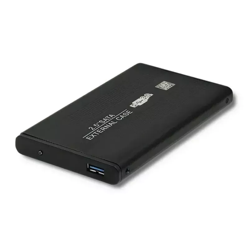 HDD/SSD enclosure QOLTEC 51861 for 2.5 inch SATA3 drives, USB 3.0, black