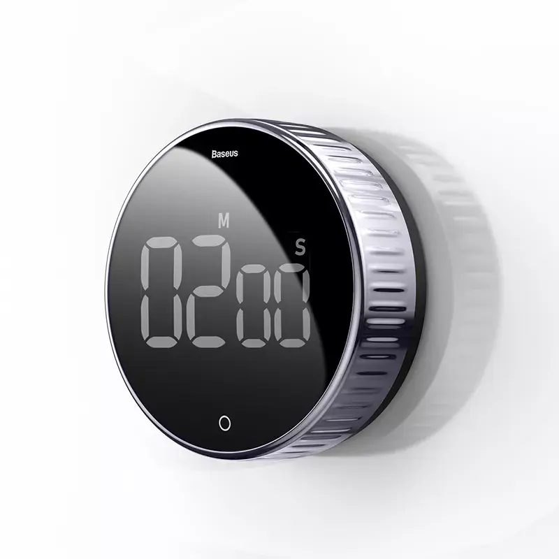 Daily timer Baseus Heyo rotation countdown Black Digital