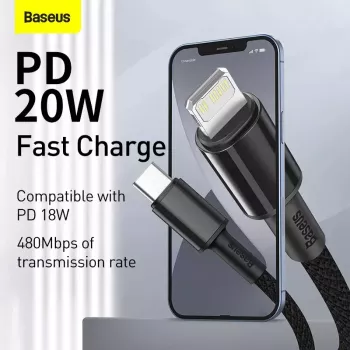 Lightning cable Baseus CATLGD-A01 2m Black
