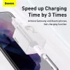 Baseus Super Si Indoor Charger White Fast Charging 12V 1xUSB-C