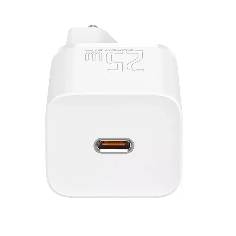 Baseus Super Si Indoor Charger White Fast Charging 12V 1xUSB-C