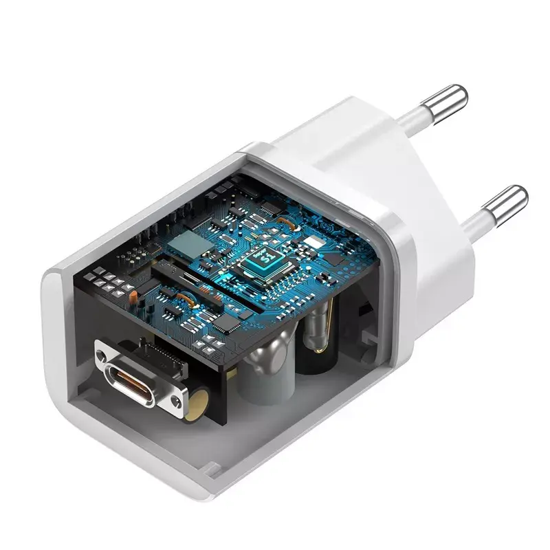 Baseus Super Si Indoor Charger White Fast Charging 12V 1xUSB-C