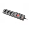 Power strip ARMAC Multi M3 — 3 outlets, 5 m cable, black