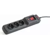 Power strip ARMAC Multi M3 — 3 outlets, 5 m cable, black