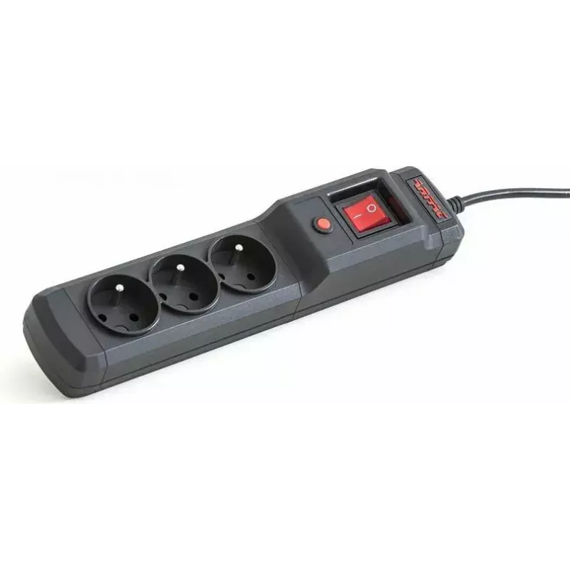 Power strip ARMAC Multi M3 — 3 outlets, 5 m cable, black