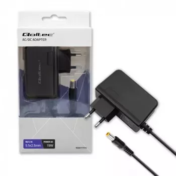 Power Adapter Qoltec 51034 Indoor 19W Black 220-240V
