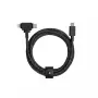 USB cable Native Union Belt Cable Duo 1.5 m USB‑C to USB‑C/Lightning Black