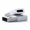 Satechi ST-TAUCS cable gender changer USB-A USB-C Silver