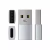 Satechi ST-TAUCS cable gender changer USB-A USB-C Silver