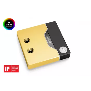Water block EK Water Blocks Brass Copper Black Gold