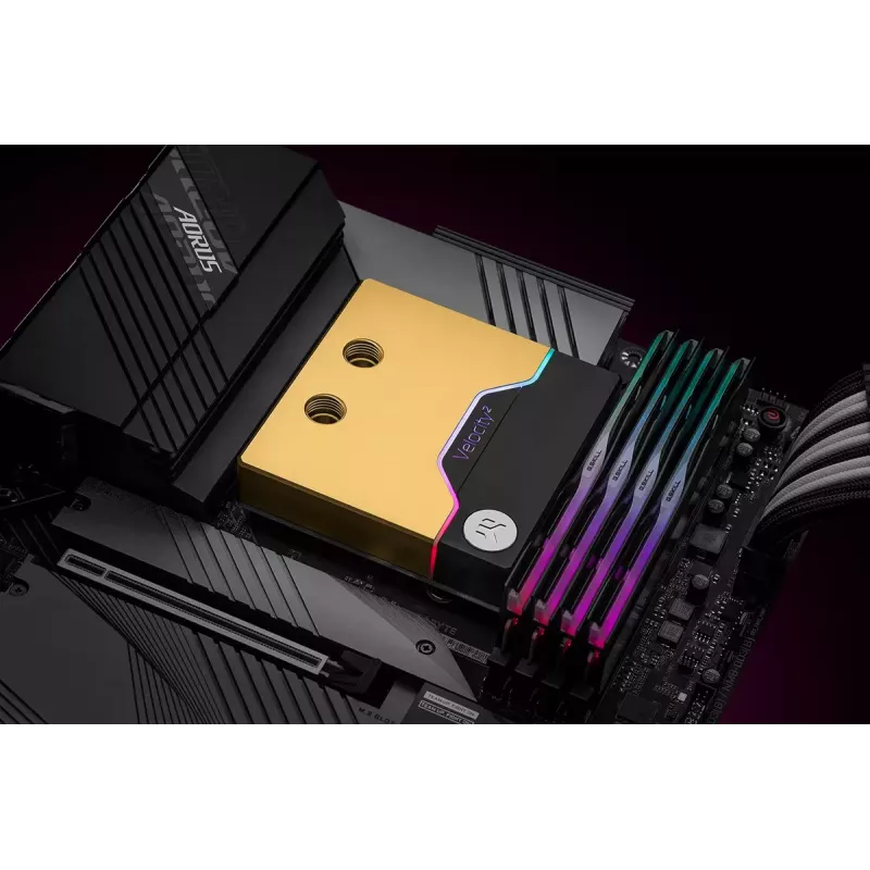 Water block EK Water Blocks Brass Copper Black Gold