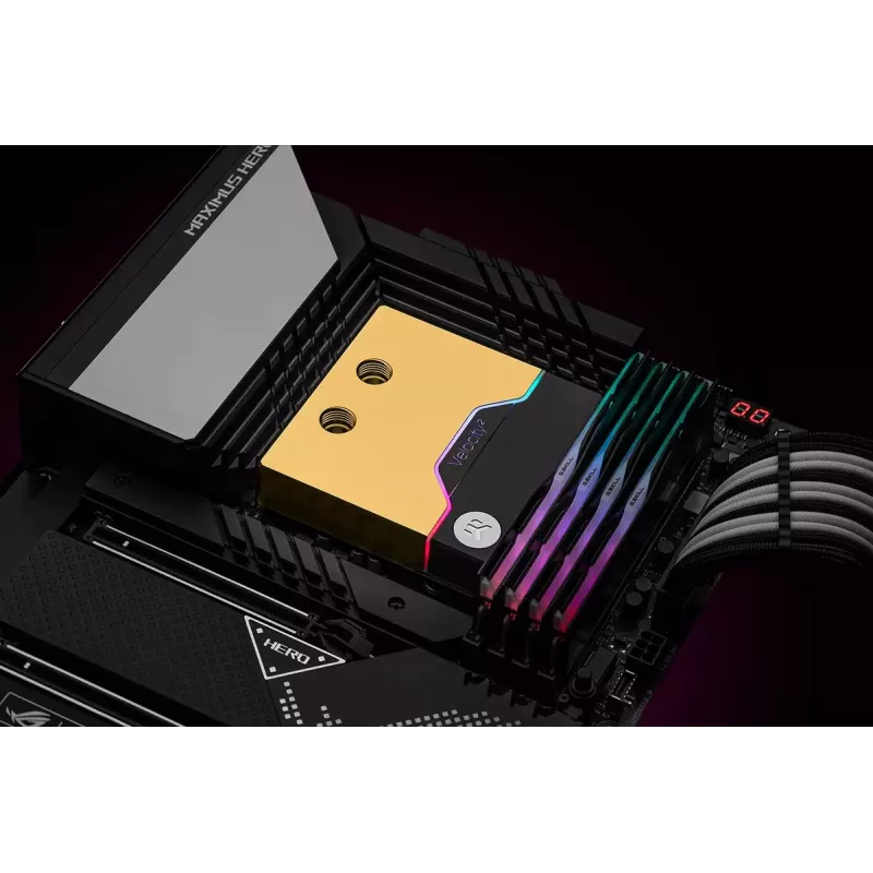 Water block EK Water Blocks Brass Copper Black Gold