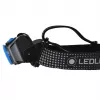 Headlamp Ledlenser MH7 Black Blue — rechargeable LED headlamp, 400 lumens, built-in battery