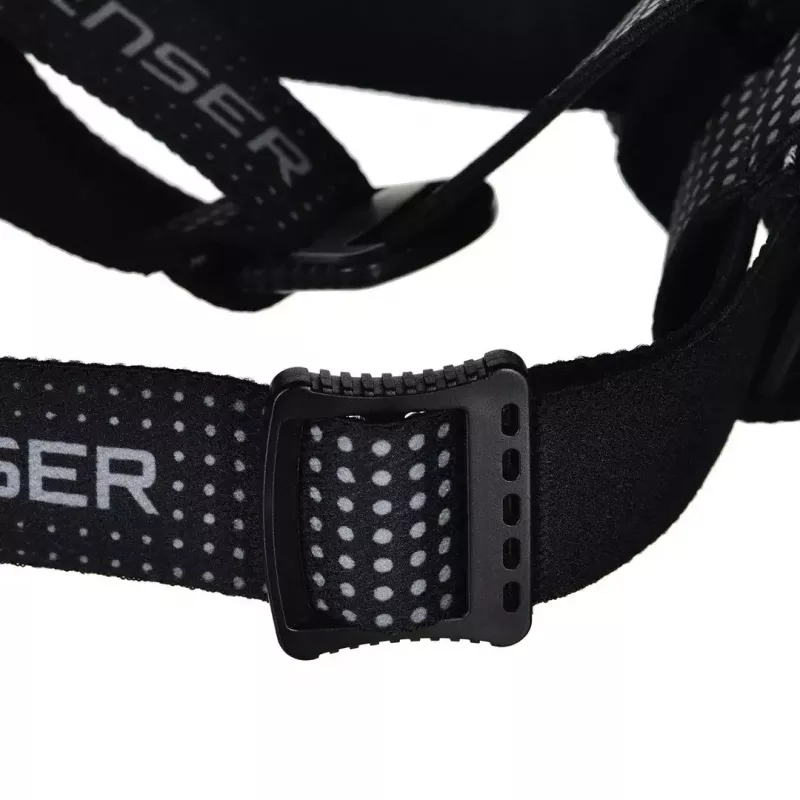 Headlamp Ledlenser MH7 Black Blue — rechargeable LED headlamp, 400 lumens, built-in battery