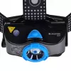 Headlamp Ledlenser MH7 Black Blue — rechargeable LED headlamp, 400 lumens, built-in battery