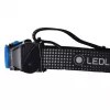 Headlamp Ledlenser MH7 Black Blue — rechargeable LED headlamp, 400 lumens, built-in battery