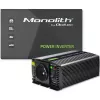 Power inverter QOLTEC Monolith 600 MS Wave 12V to 230V 600W, pure/sine or modified wave as specified