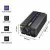 Power inverter QOLTEC Monolith 600 MS Wave 12V to 230V 600W, pure/sine or modified wave as specified