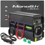 Power inverter QOLTEC Monolith 600 MS Wave 12V to 230V 600W, pure/sine or modified wave as specified