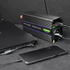 Power inverter QOLTEC Monolith 600 W — 12 V to 230 V, USB PD 18 W, car/indoor, black