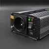 Power inverter QOLTEC Monolith 600 W — 12 V to 230 V, USB PD 18 W, car/indoor, black