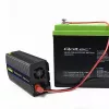 Power inverter QOLTEC Monolith 600 W — 12 V to 230 V, USB PD 18 W, car/indoor, black