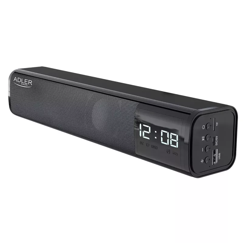Portable Bluetooth speaker Adler AD 1191 5W, wireless, compact, black