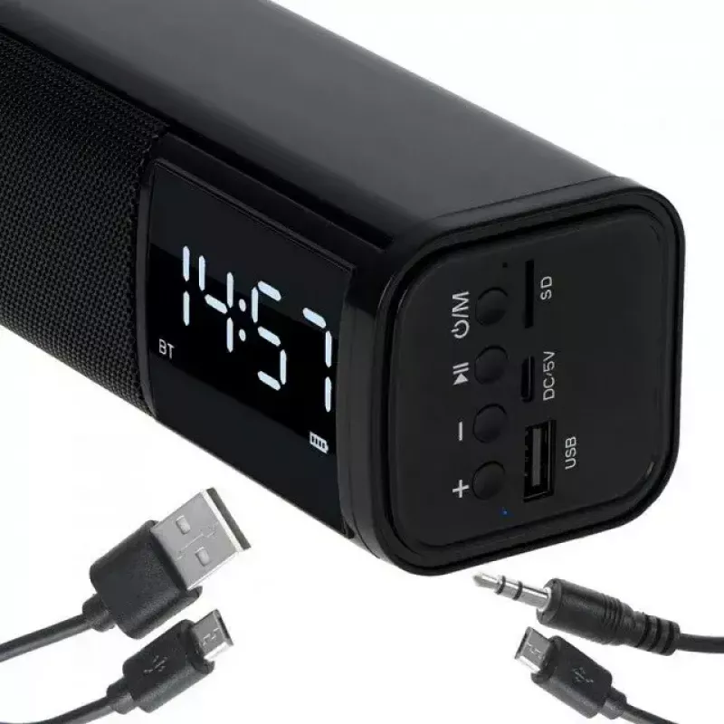 Portable Bluetooth speaker Adler AD 1191 5W, wireless, compact, black