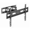 Floor TV mount Gembird WM-80ST-03 for 37 inch–80 inch screens, VESA 100x100–600x400, tilt -15°–3°, swivel ±60°, max load 40 kg, black