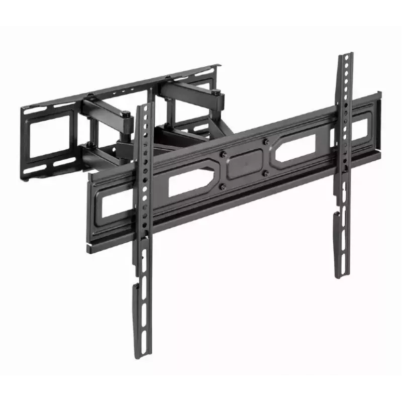 Floor TV mount Gembird WM-80ST-03 for 37 inch–80 inch screens, VESA 100x100–600x400, tilt -15°–3°, swivel ±60°, max load 40 kg, black