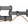 Floor TV mount Gembird WM-80ST-03 for 37 inch–80 inch screens, VESA 100x100–600x400, tilt -15°–3°, swivel ±60°, max load 40 kg, black