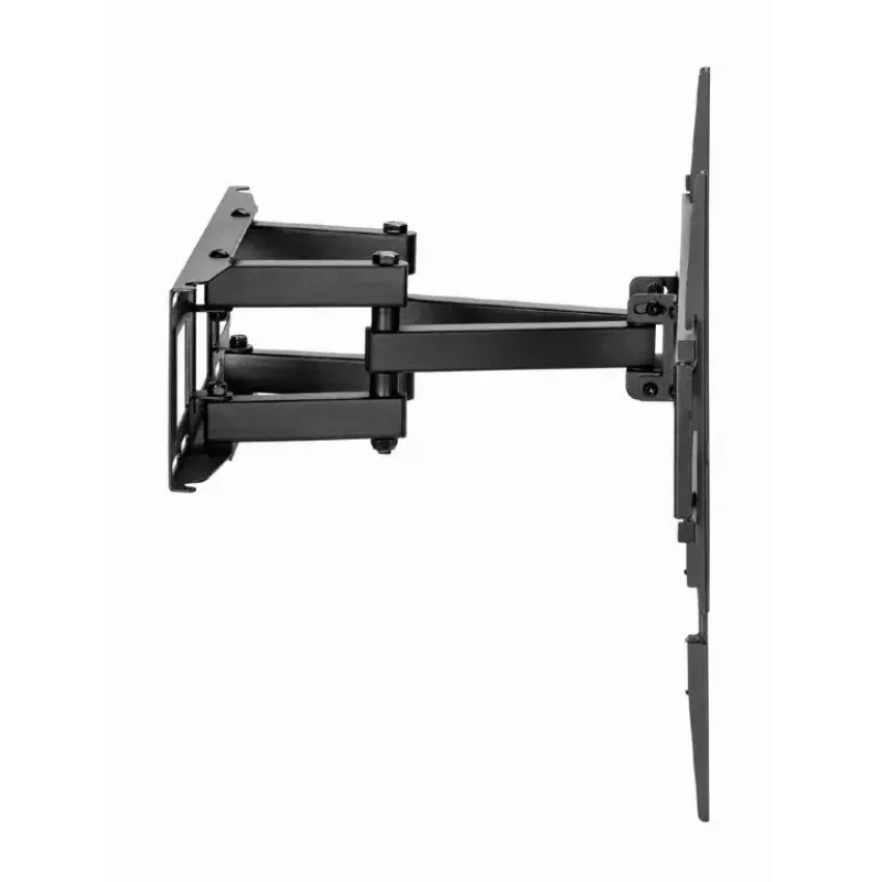 Floor TV mount Gembird WM-80ST-03 for 37 inch–80 inch screens, VESA 100x100–600x400, tilt -15°–3°, swivel ±60°, max load 40 kg, black