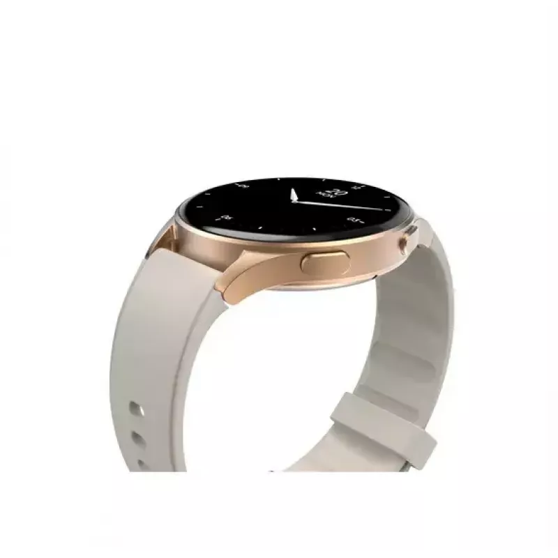 Hama Smartwatch 8900 3.3 cm (1.3 inch) AMOLED 42 mm Digital 466 x 466 pixels Touchscreen Gold GPS (satellite)