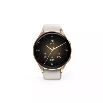 Hama Smartwatch 8900 3.3 cm (1.3 inch) AMOLED 42 mm Digital 466 x 466 pixels Touchscreen Gold GPS (satellite)