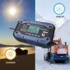 Vehicle battery charger QOLTEC 52482 12/24 V 5/10 A with LCD display and Type F plug