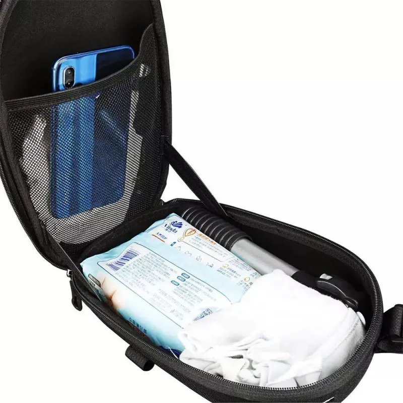 Handlebar Bag Wozinsky WSB1BK — waterproof 4 L, black, for bikes and scooters