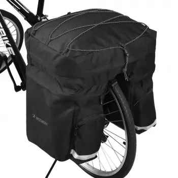 Bike bag Wozinsky WBB13BK 60L black universal – pannier/rear rack bag, 60 L capacity